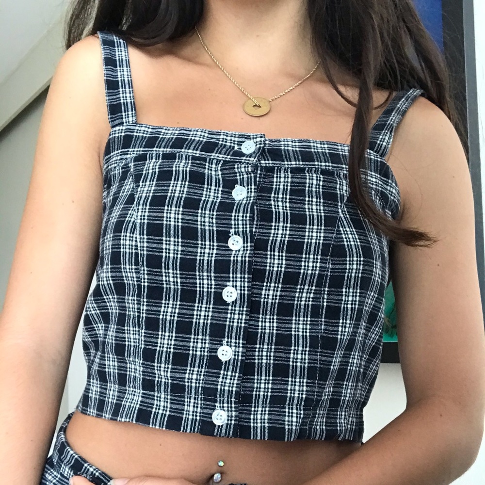 Brandy Melville plaid top
